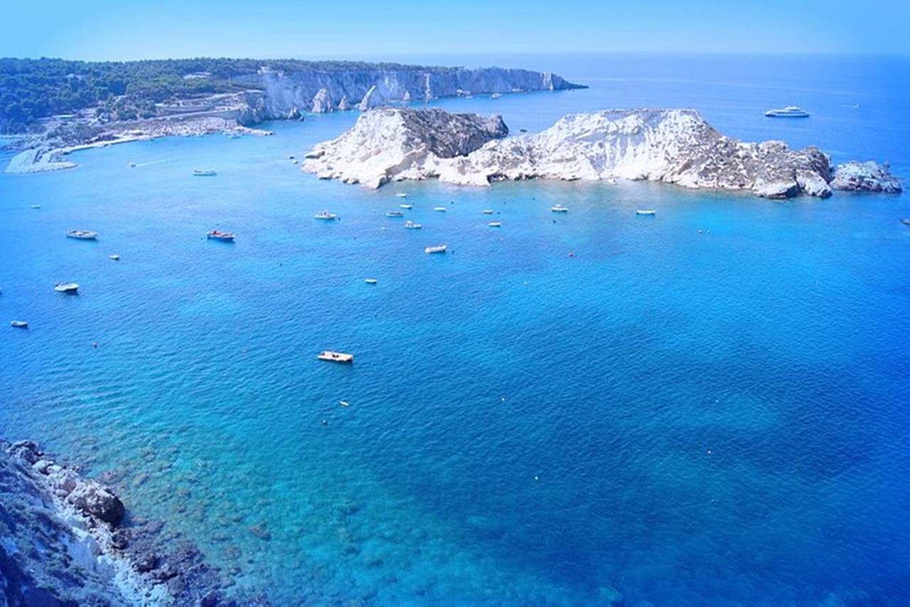 Isole Tremiti San Domino Visto Da San Nicola